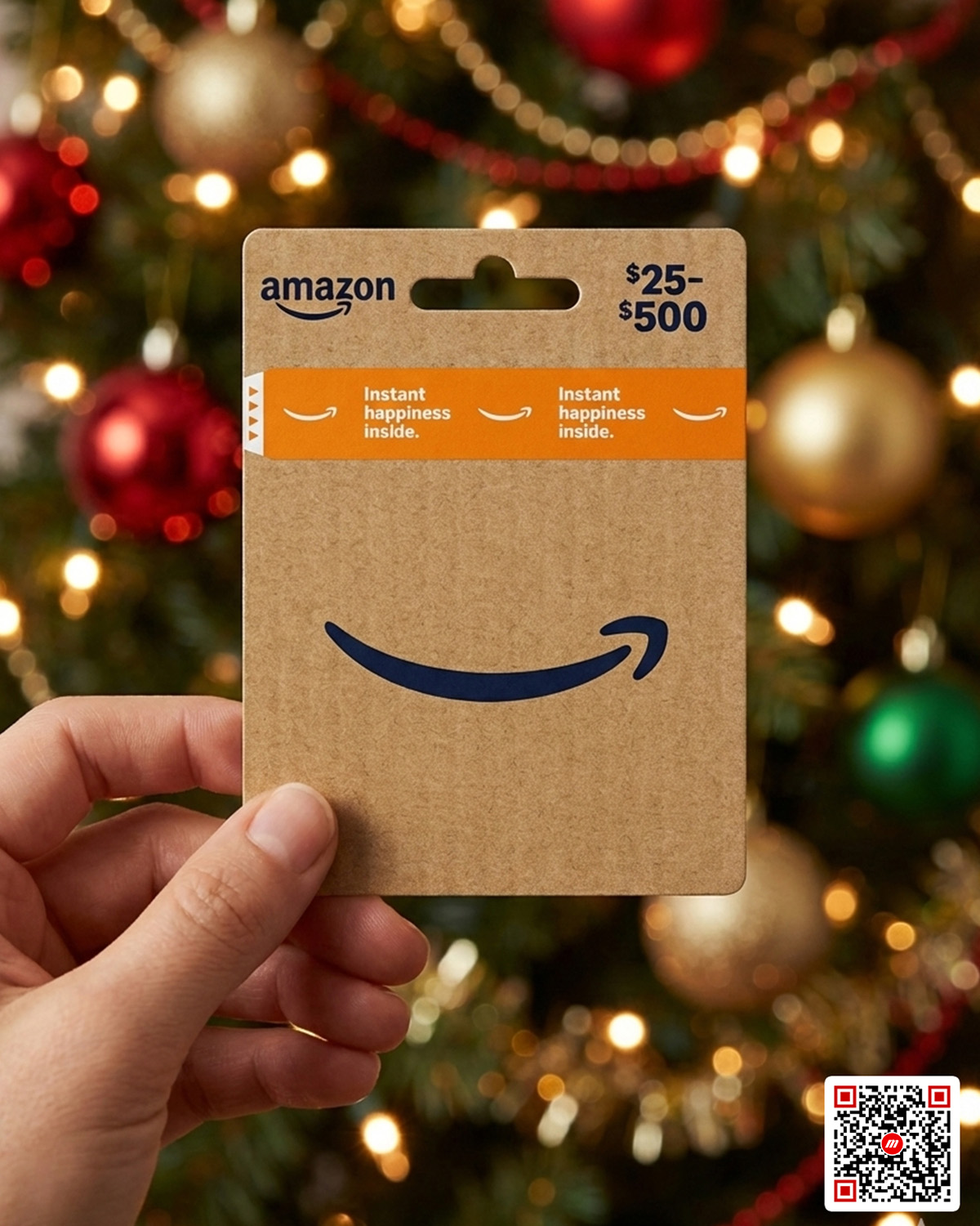 Gift that plays a hidden video message when scanned with Magoo